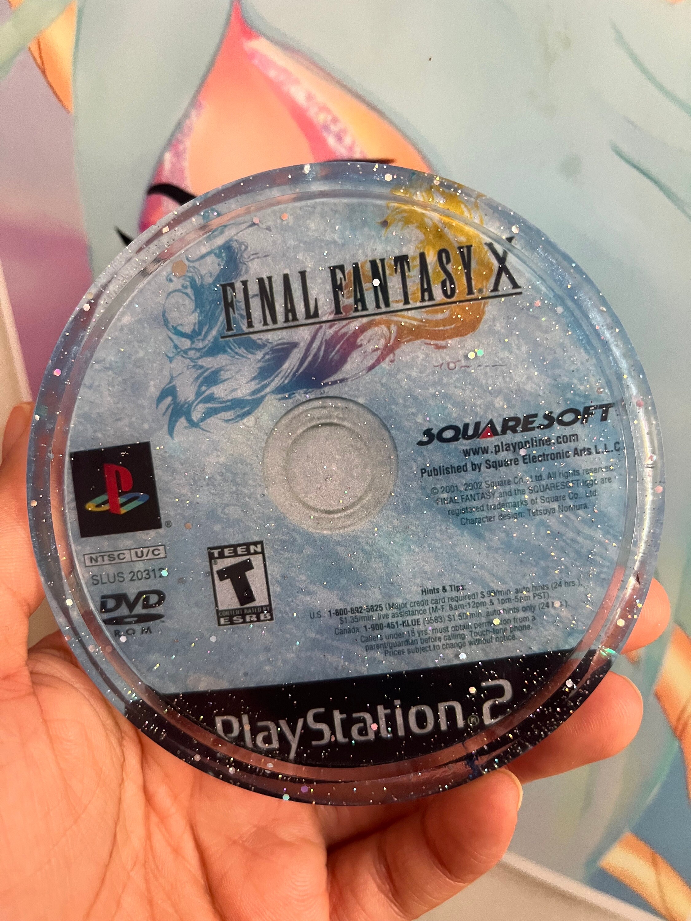 Final Fantasy X PS2 CD Cover PS2 Disc Coaster Etsy