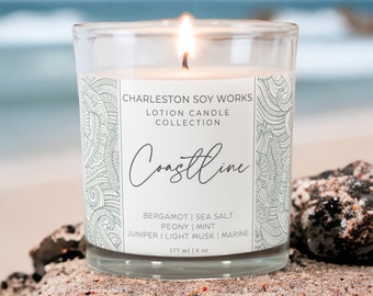 Warm Soy Lotion Candle Coastline