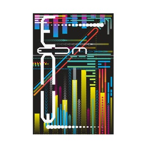 EDM Premium Wall Art Print, Electronic Dance Music, Dance Inspiration
