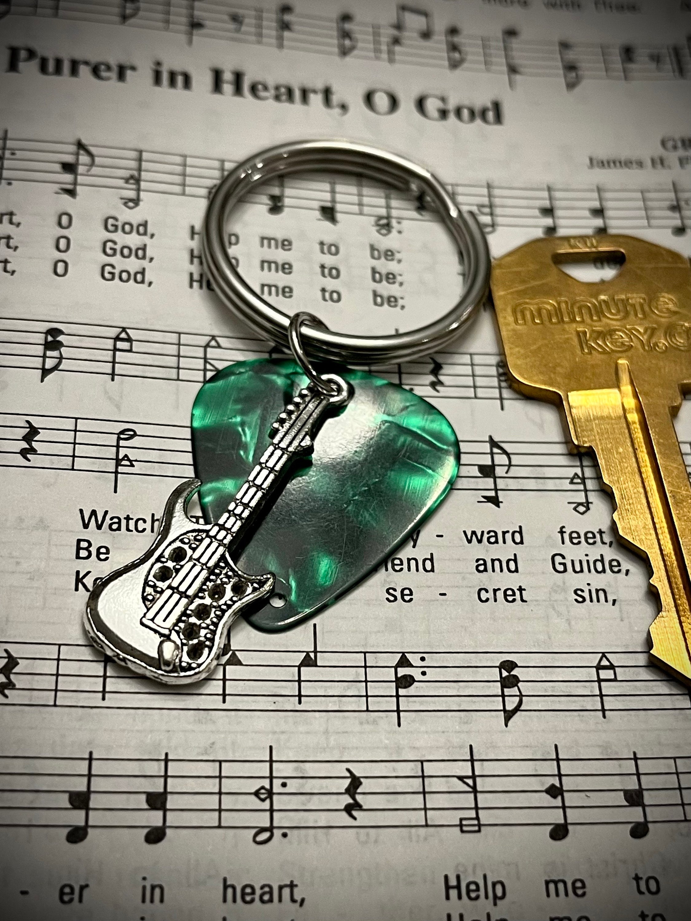 Porte-médiator Porte-clés Transparent - Étui Pour Plectres De Guitare, Pratique Pour Voyages Et Répétitions - 2