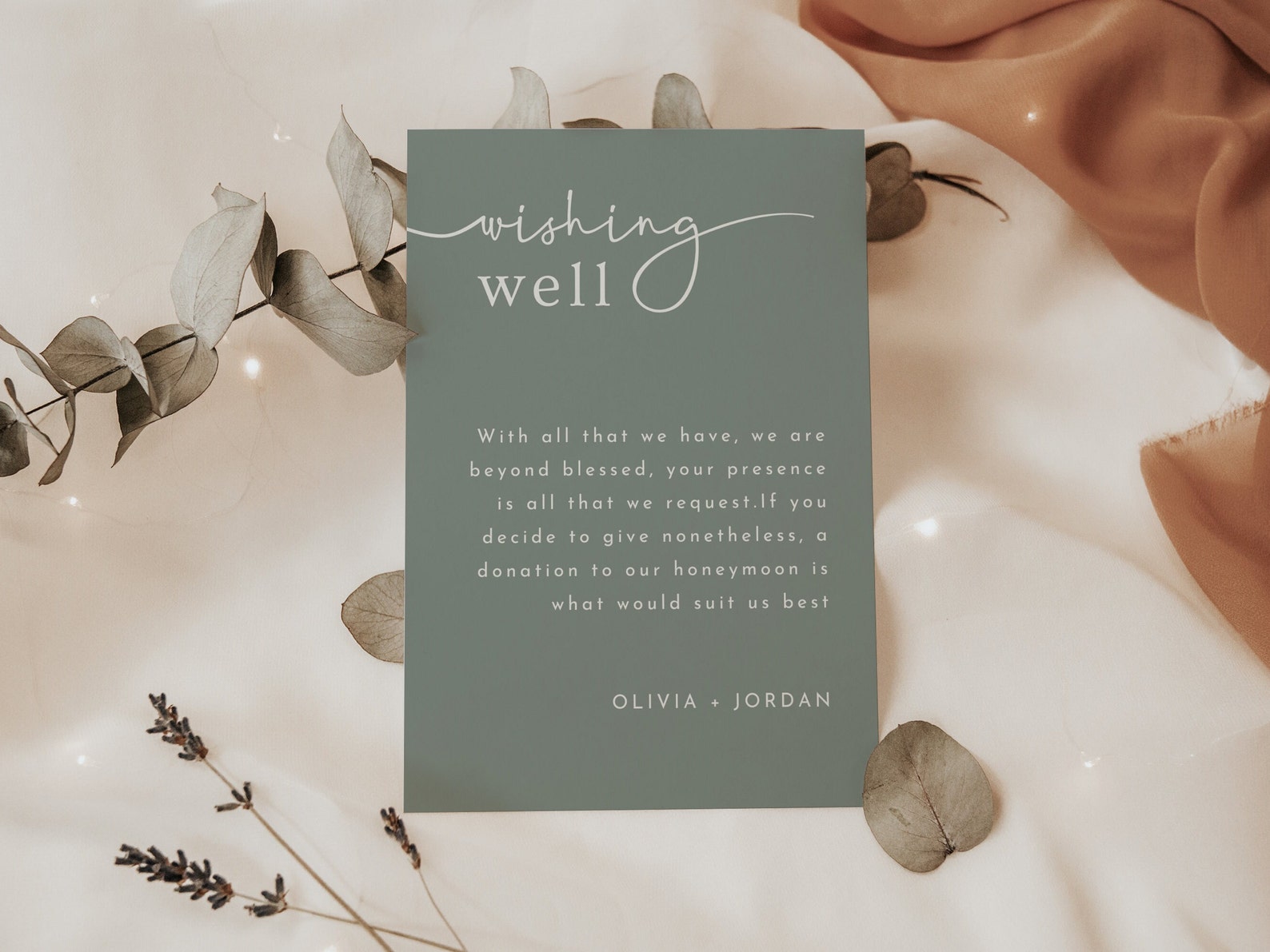 Printable Wishing Well Card Template Instant Download - Etsy