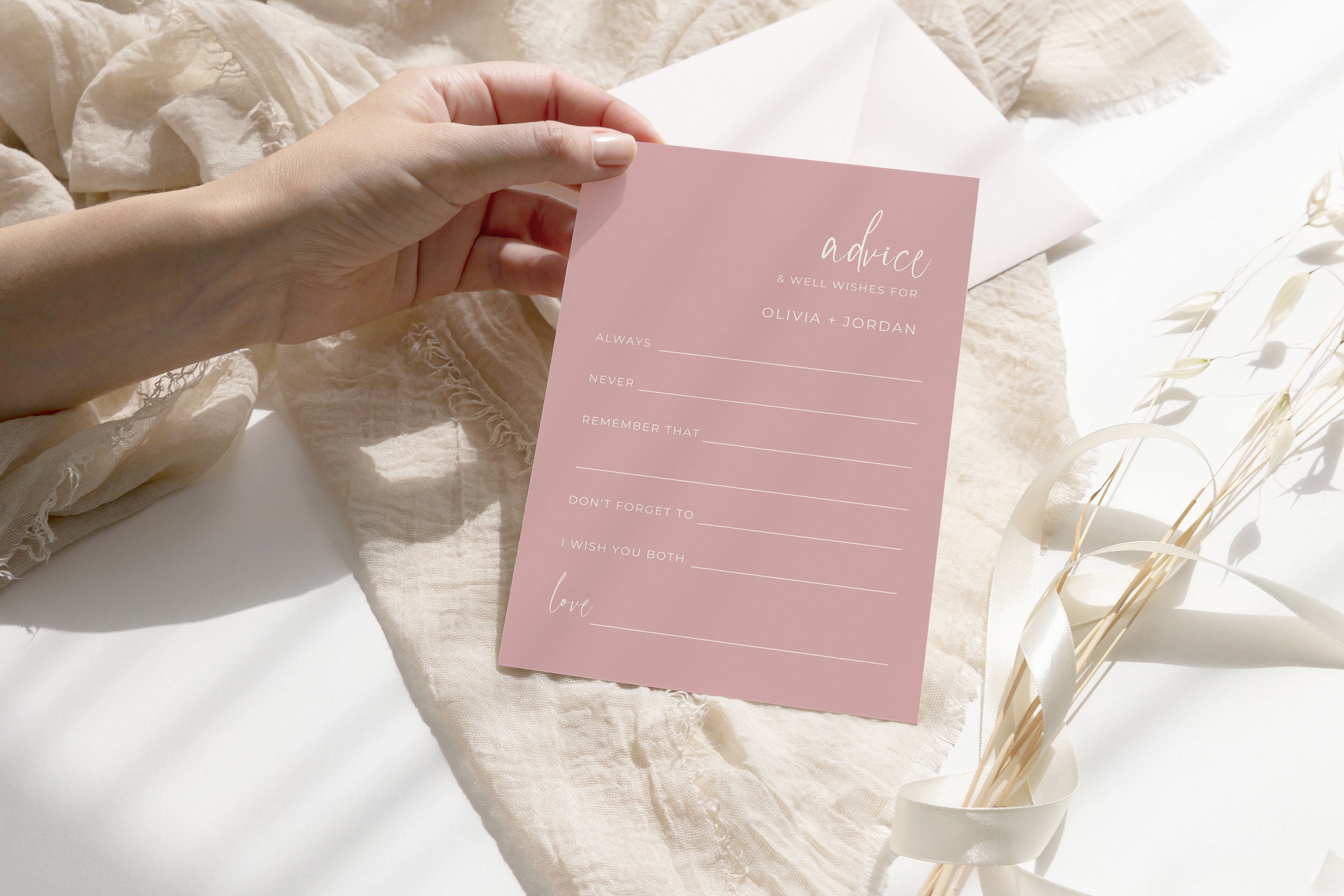 Best Wishes for Wedding Card Printable Template INSTANT DOWNLOAD ...
