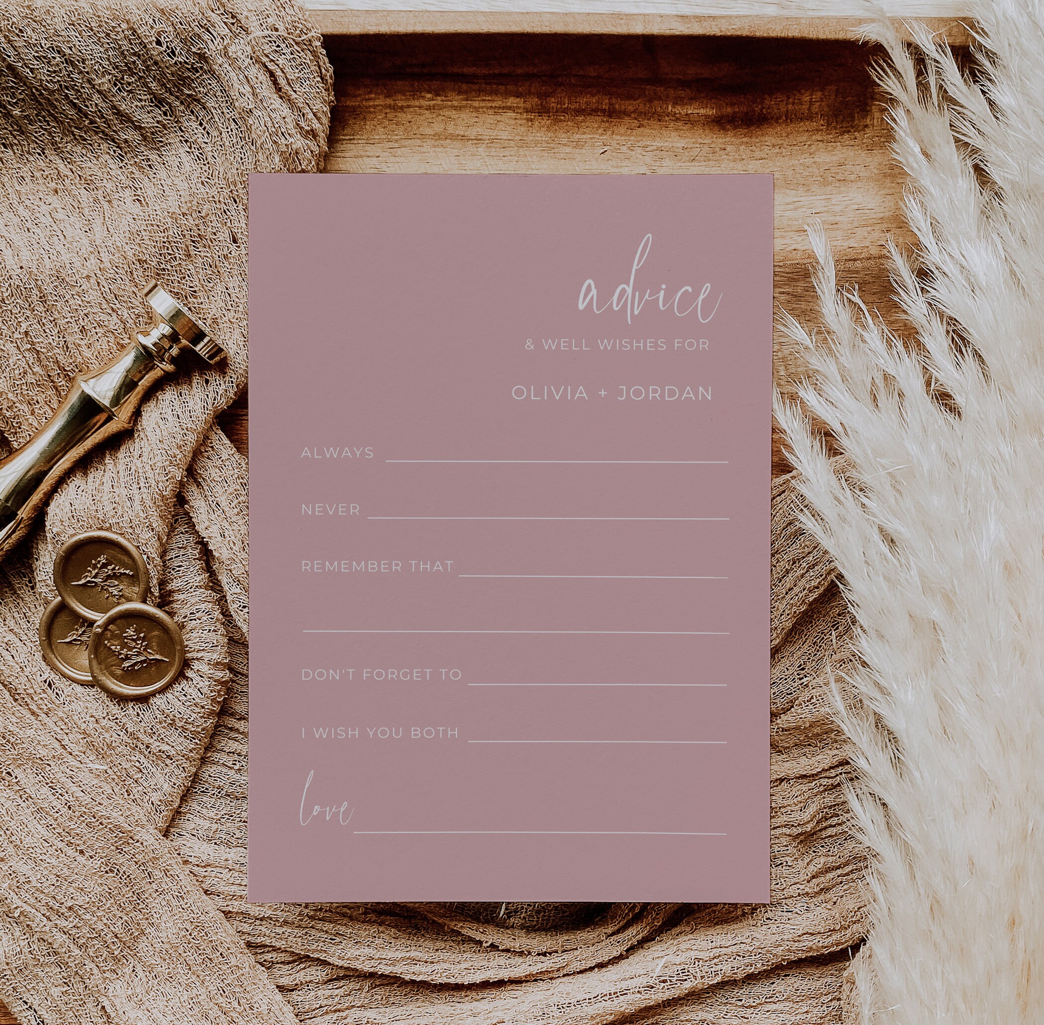 Best Wishes for Wedding Card Printable Template INSTANT DOWNLOAD ...