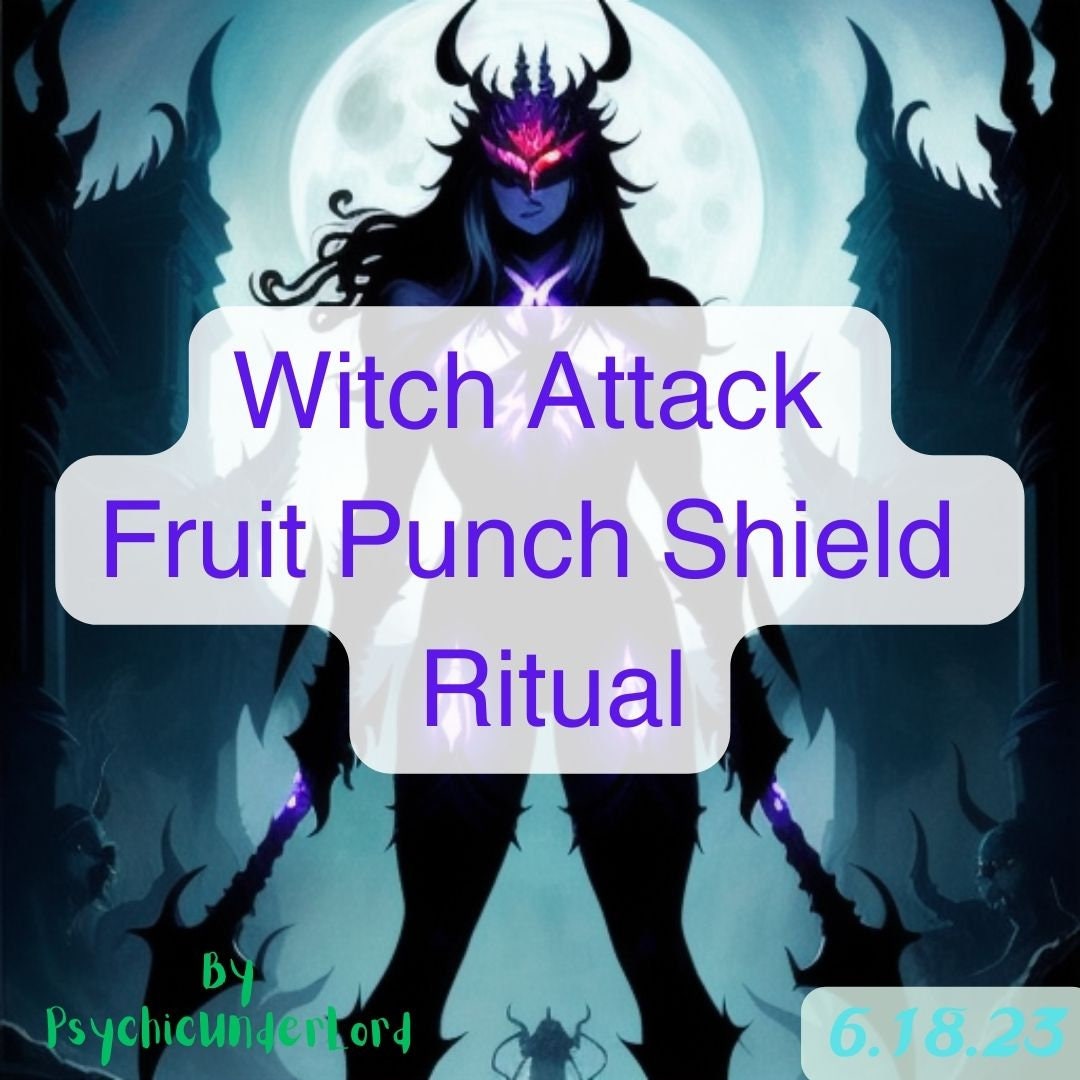 Witch Attack Fruit Punch Shield Ritual - Etsy