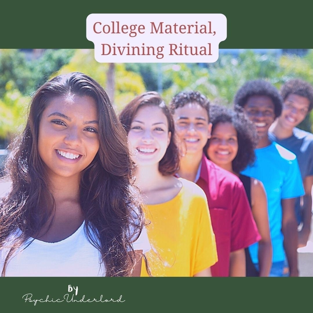 College Material, Divining Ritual - Etsy UK