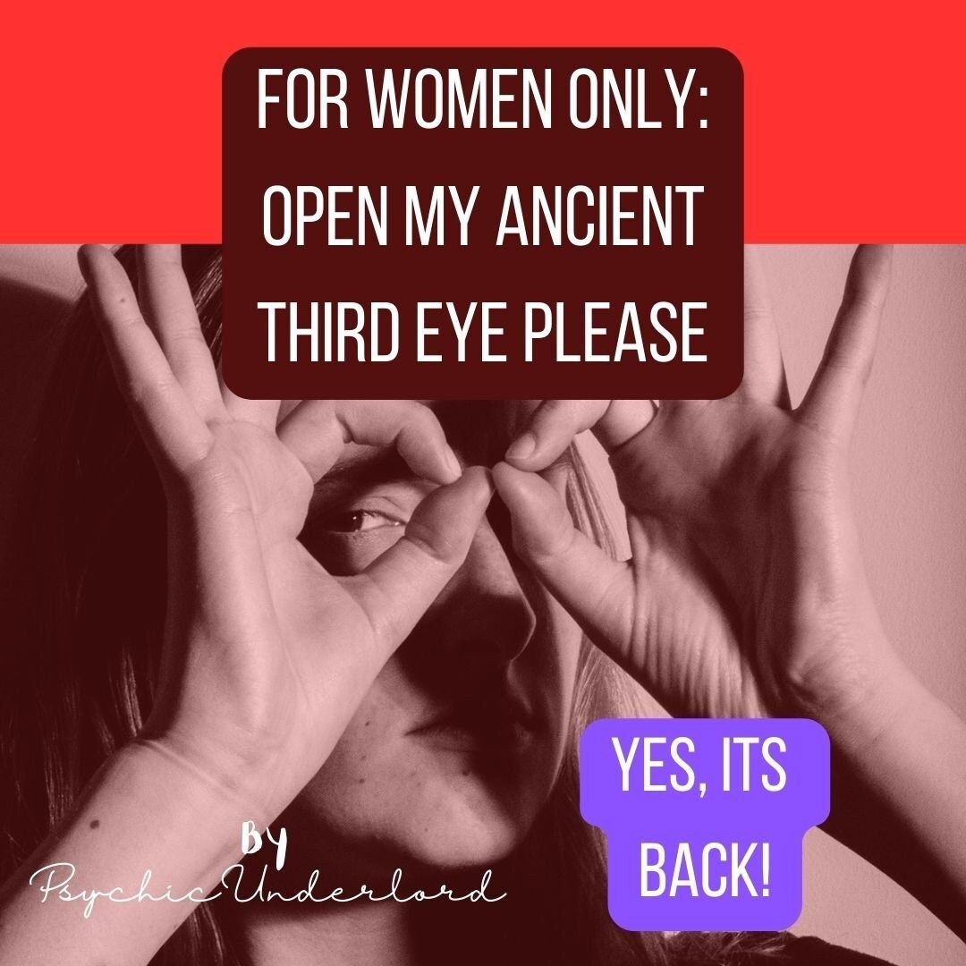 Open My Third Eye women Only Etsy