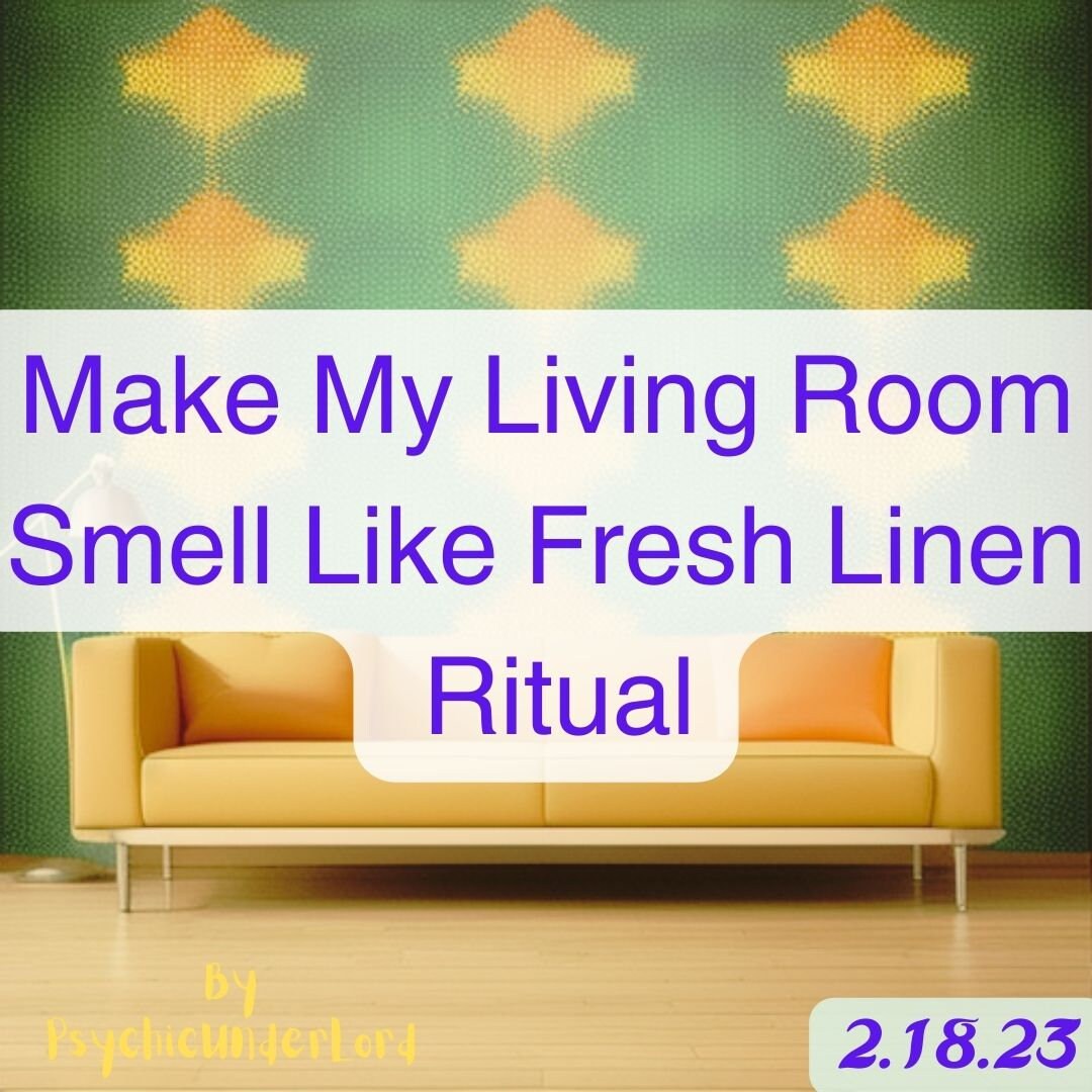 Make My Living Room Smell Like Fresh Linen Ritual / Home Etsy