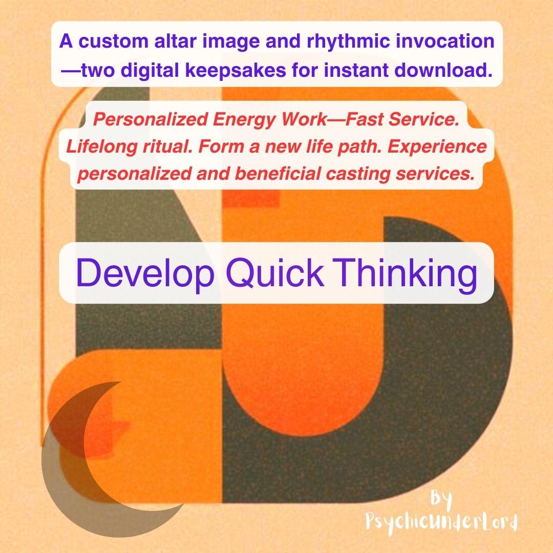 Develop Quick Thinking – Digital Download - Etsy