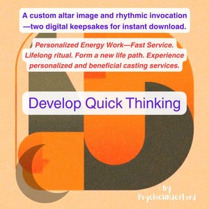Develop Quick Thinking – Digital Download