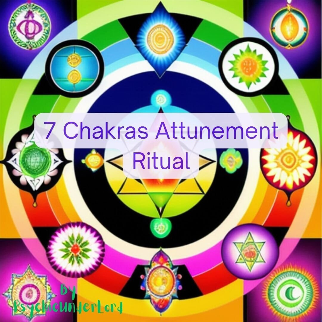 7 Chakras Attunement Divining Ritual - Etsy