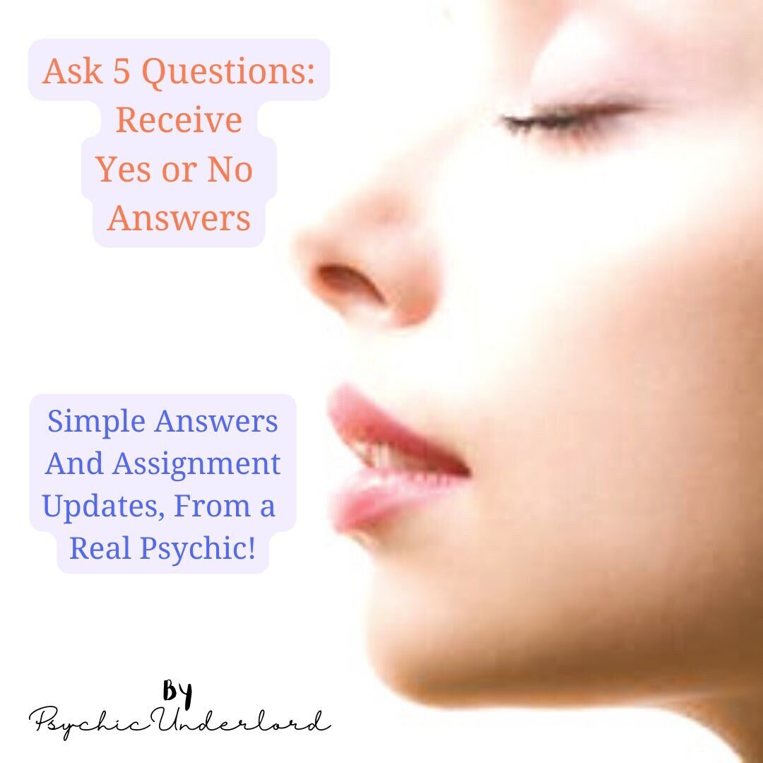 Receive Answer Ask 5 Questions: Receive Yes or No Answers - Etsy UK