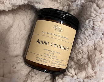 Apple Orchard Soy Coconut Hand Poured Candle