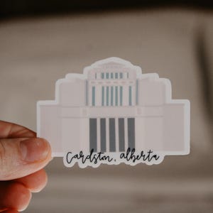 Cardston Alberta Canada LDS Tempel Aufkleber – LDS Temples – Tempel in Kanada – Geschenke für Missionare – Zum Dienen berufen