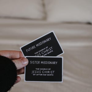 Future Missionary Name-tag Sticker - LDS Waterproof Sticker - Future Elder - Future Sister - Future LDS Missionary Gift - Sunbeam Stickers