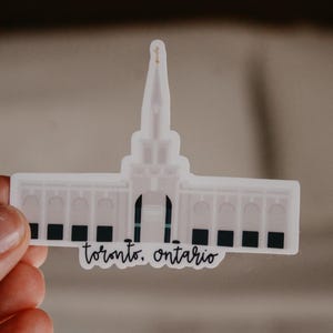 Toronto Ontario Kanada LDS Tempel Aufkleber - LDS Tempel - Tempel in Kanada - LDS Missionary Geschenke - Berufen zum Dienen - Toronto Canada