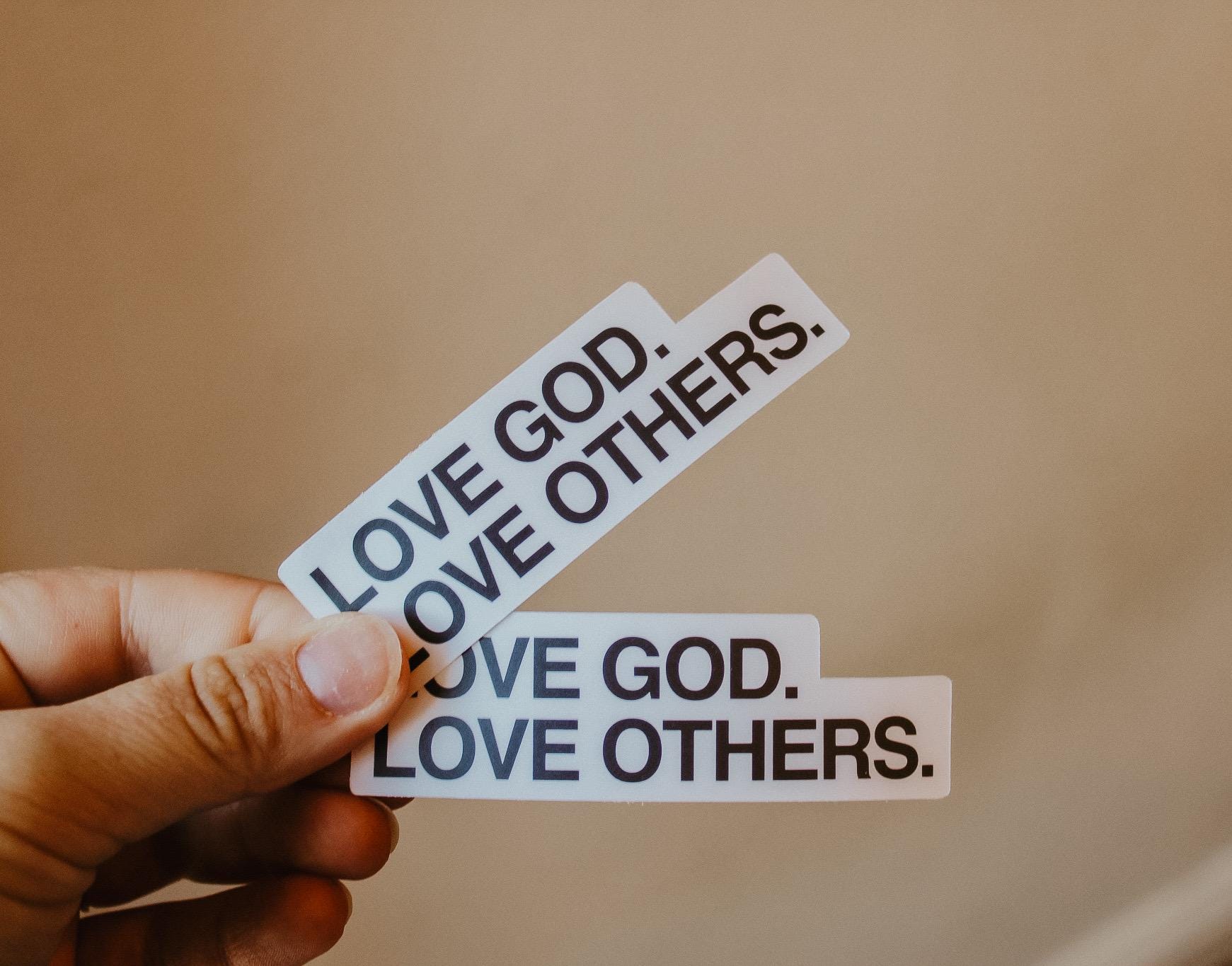 Others Sticker Love God Love Others Sticker - Love One Another - Christian Sticker ...