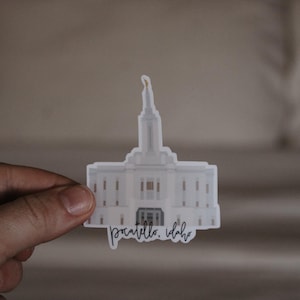 Pocatello Idaho Temple Sticker - LDS Temples - Religious Stickers - LDS Gifts - Missionary Gifts