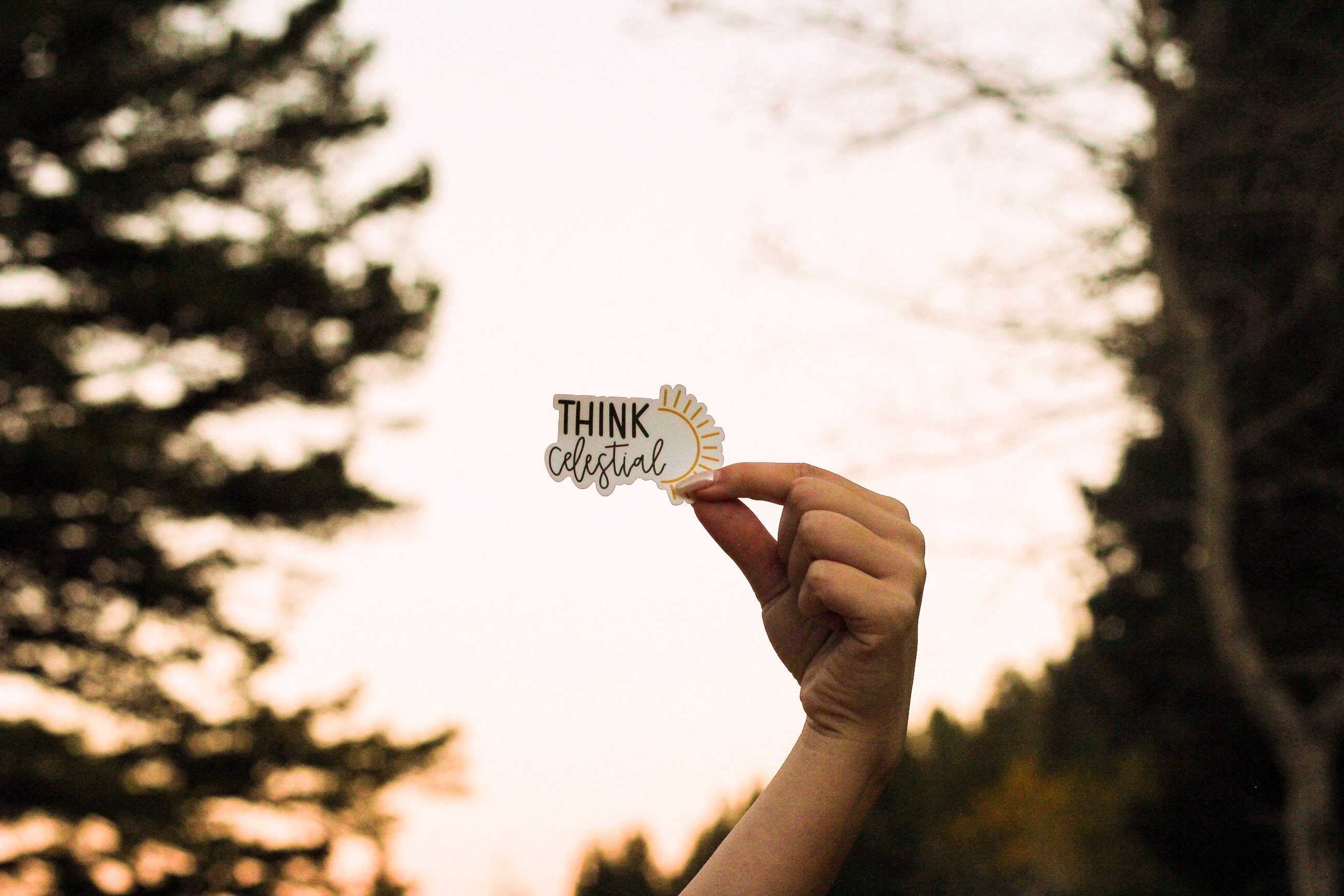 Ithink Sticker Think Celestial Sticker - Russell M Nelson - General Conference Sticker ...