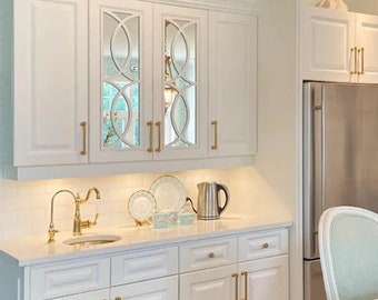 Mullion Overlay Insert for Glass Cabinet Doors| Kitchen Mullion | Decorative Overlay Insert for Cabinet Glass Doors | Mullion Overlay
