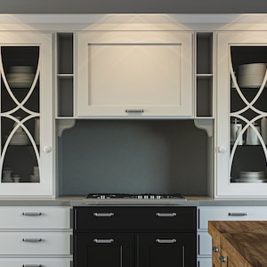 Mullion Glass Door For Existing Kitchen Cabinet | Kitchen Mullion | Kitchen Cabinet Glass Door Mullion Insert | Mullion Overlay |