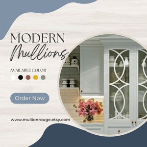 Mullion Glass Door For Existing Kitchen Cabinet | Kitchen Mullion | Kitchen Cabinet Glass Door Mullion Insert | Mullion Overlay |