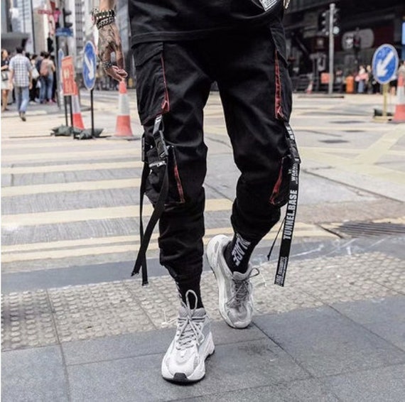 Multi-Pocket Washed Cargo Pants Men Women Y2K Vintage Streetwear