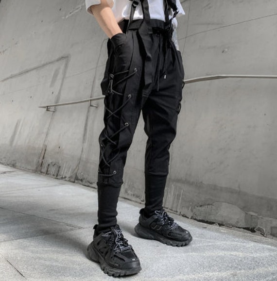 Cargo pants best sale straps