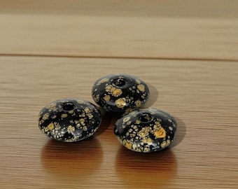 Black Amber - Elegant Minimalist Ceramic Candle Holder – Fits 5mm Beeswax Ritual Candles - LIMITED EDITION