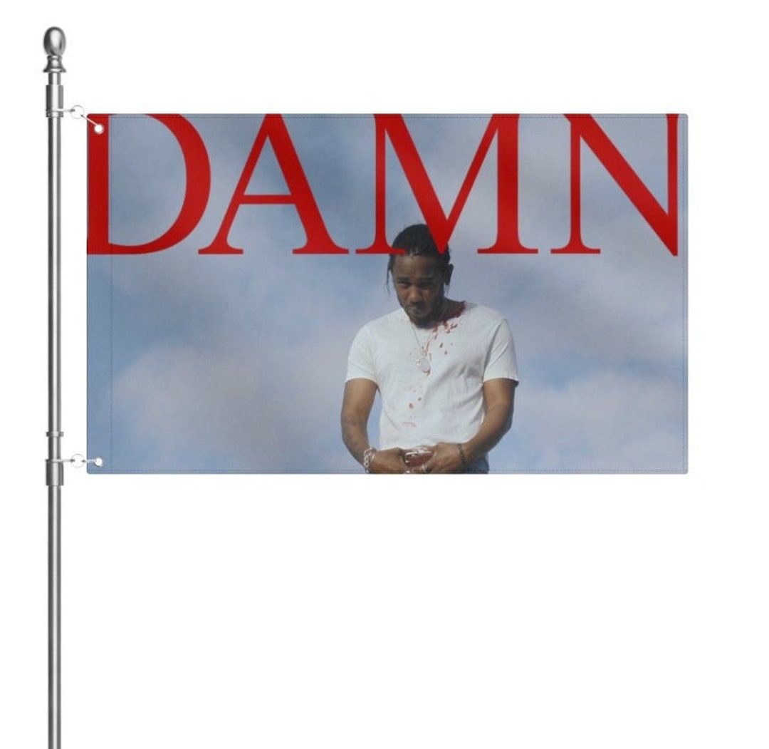 Kendrick Lamar Damn 3 X 5 Flag Rapper Flags KDOT Flags Etsy