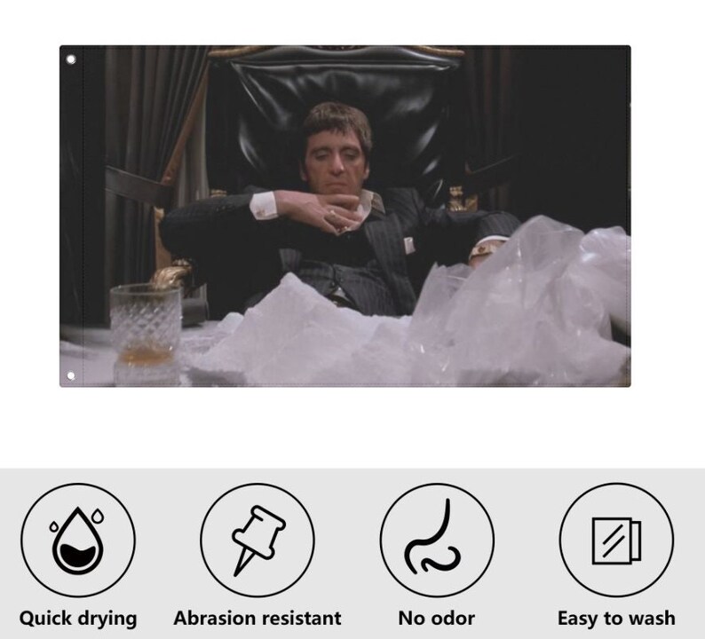 Scarface 3 X 5 Flag Classic Movie Flags Tony Montana Etsy scarface-3-x-5-flag-classic-movie-flags-tony-montana-etsy