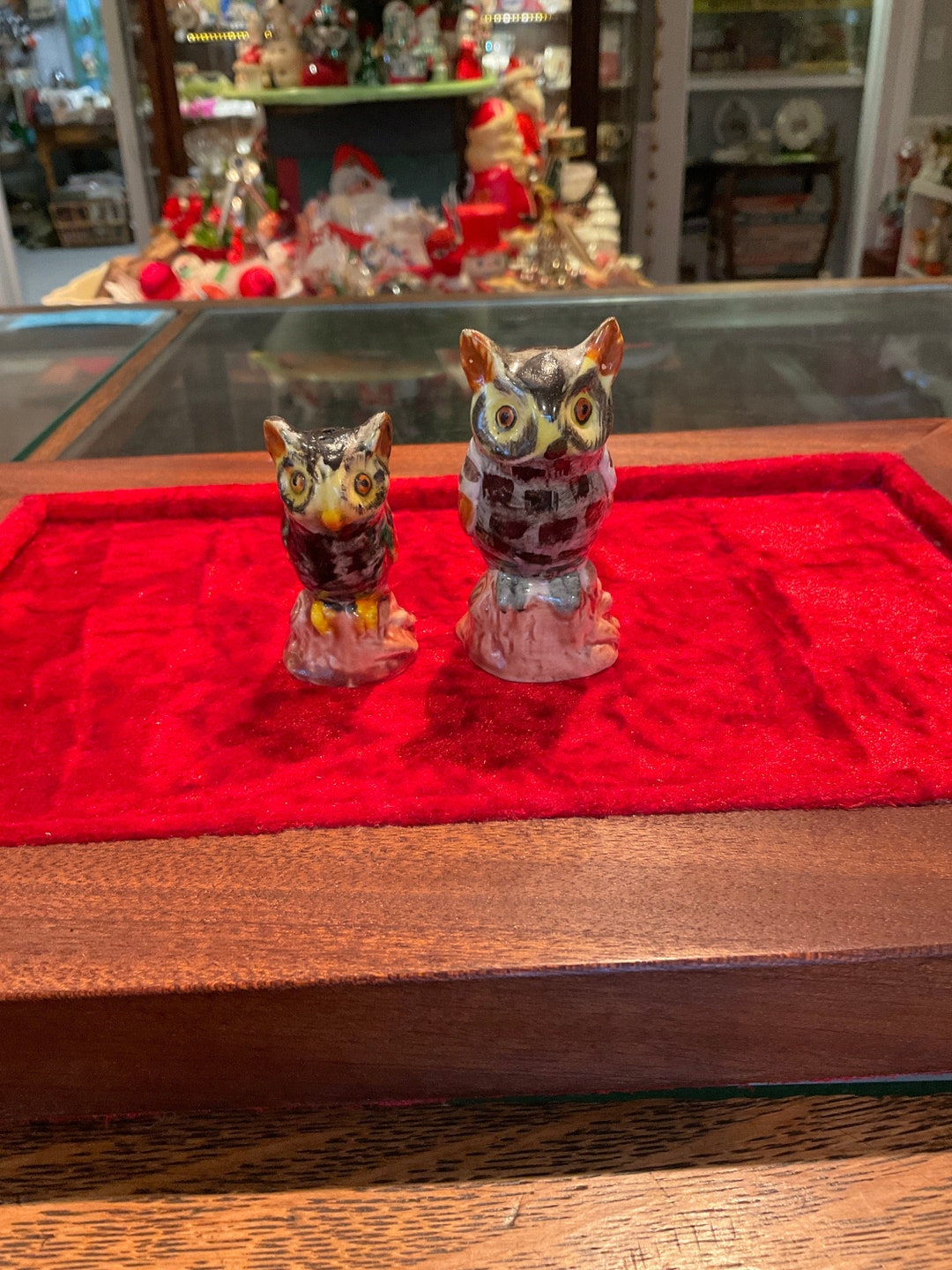 Vintage Ceramic Owl Salt and Pepper Shakers Made in Japan Etsy