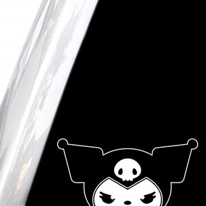Cute mini peeker, sweet gift for anime fans, h 3 by l 6 inches, water proof, anime decals, emo kitty sticker, bad b*tch juice box, kawaii