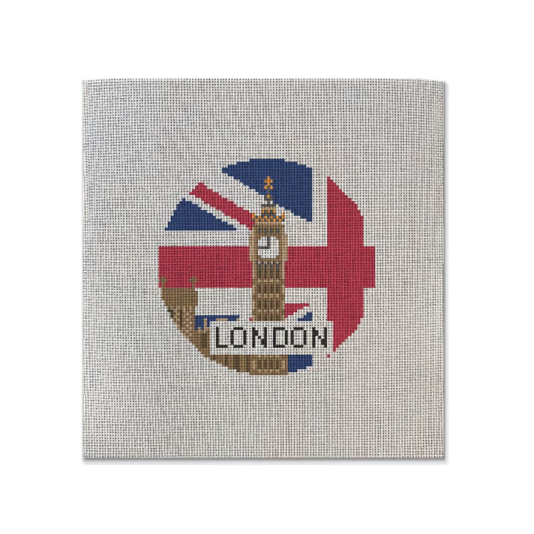 18 Count Needlepoint Canvas Big Ben London 4 Round Etsy