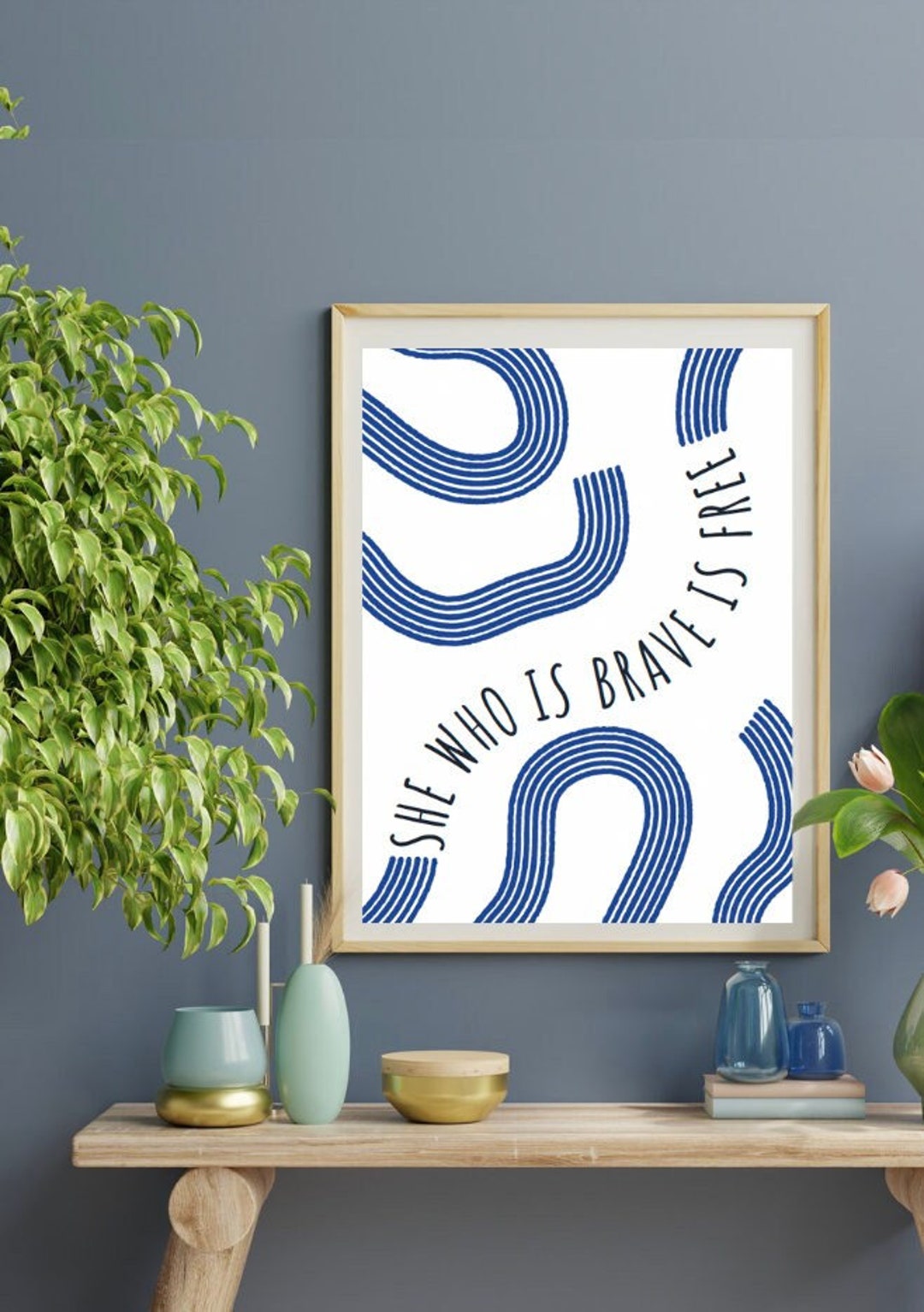 She Who is Brave is Free Printable Art Downloadable Poster Printable ...