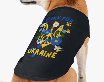Canotta per cani ucraina, abbigliamento per animali domestici, regali per animali domestici, gilet ucraino per animali domestici, tridente ucraino, Volodymyr Zelensky, regalo ucraino, difendi l&#39;Ucraina.