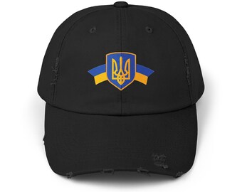 Berretto con tridente ucraino, cappello Volodymyr Zelensky, regalo ucraino, stand con l&#39;Ucraina, berretto dell&#39;esercito ucraino, cappello con i colori della bandiera ucraina