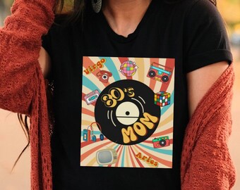 80's mom's Shirt, Eighties Mother's Day Shirt, Retro 1980's T shirt, 80s Vibes Tee, Gift For Mom, Mama Shirt, Mom Life Shirt, Gift For Her.