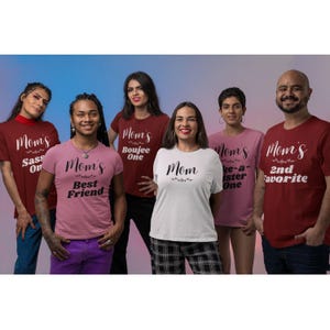 Funny Mom Matching Shirt, Mother&#39;s Day Group T-Shirt, Humor Family T Shirts, Mom Matching Tee, First Mother&#39;s Day TShirt, Mother&#39;s Day Gift