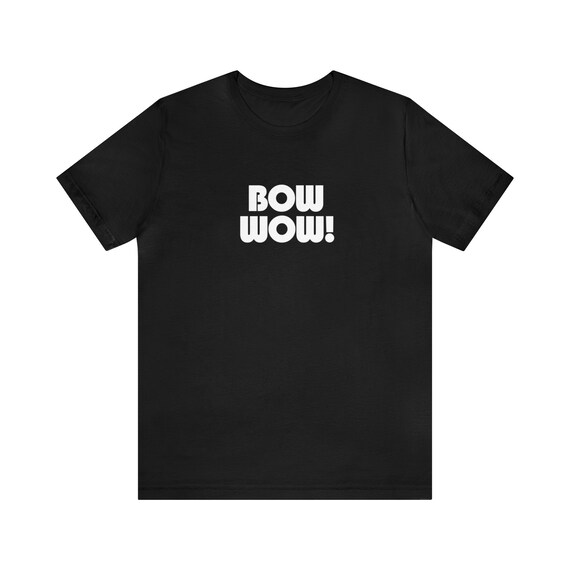 【CPGN STUDIO】Bow Wow Embroidery Short Sleeve T-shirt BOWWOW! | Graphic, Short Sleeve, Crew-neck Tee - Etsy