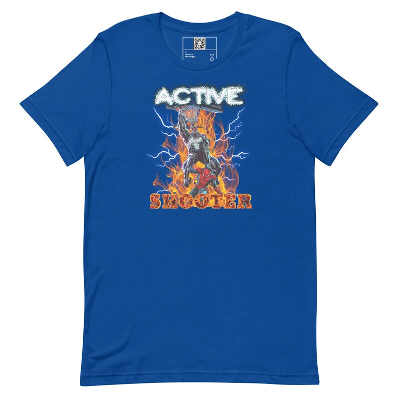 ACTIVE SHOOTER Basketball Unisex Tshirt Etsy