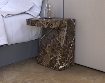 Hylas - Marroca Marble Side Table