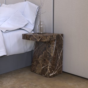 Hylas - Marroca Marble Side Table