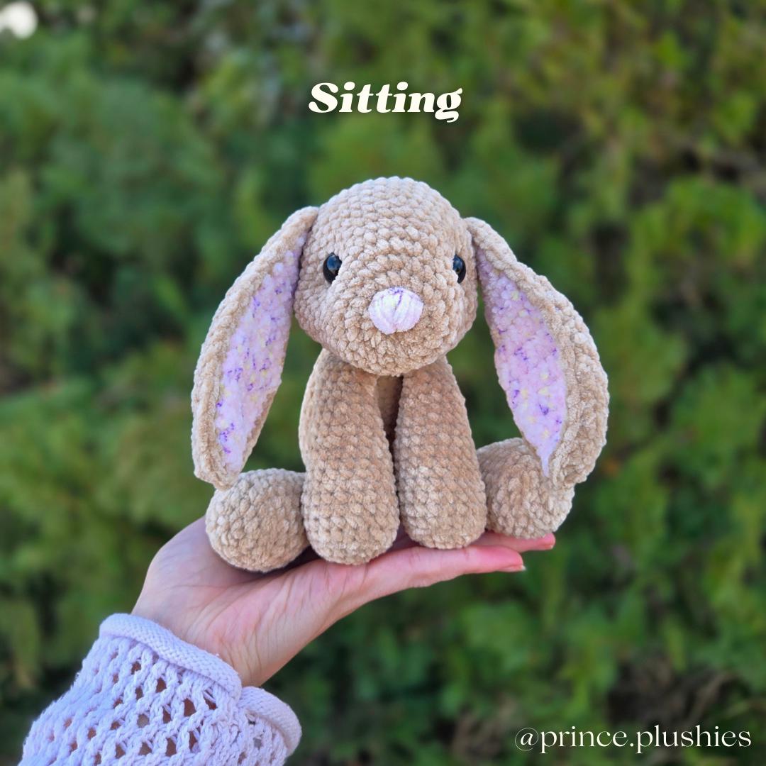 Floppy Bunny Crochet Amigurumi Pattern (low-sew PDF Pattern) | Easter ...