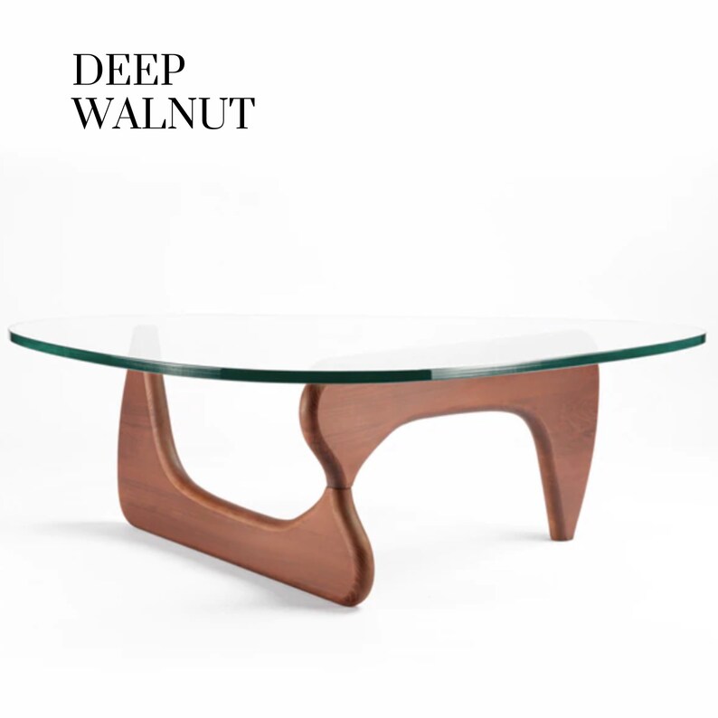 Modern Irregular Glass Coffee Table Minimalist Coffee Table Etsy