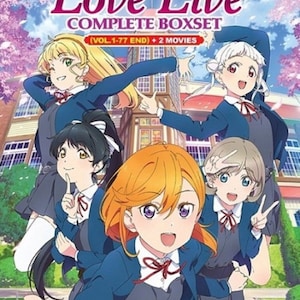 New Set Dvd Anime Love Live! School Idol Project Season 1 - 4 (Episode.1-77 end + Movie + Sunshine!) English Subtitle + FREE Express Ship