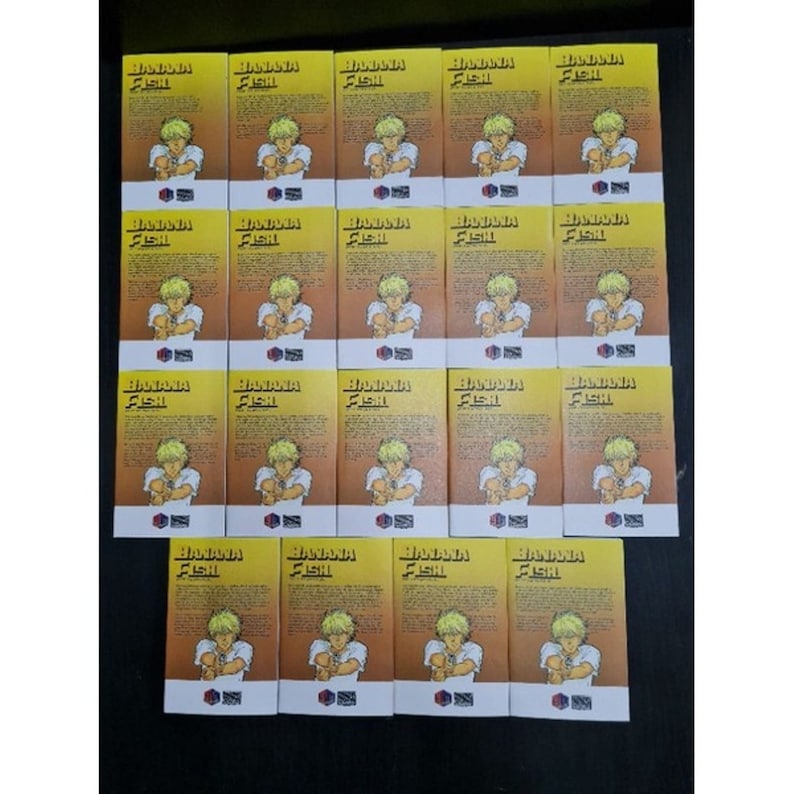 New Set Anime Comic Banana Fish Volume. 1 19 End by AKIMI YOSHIDA Manga Complete Set english