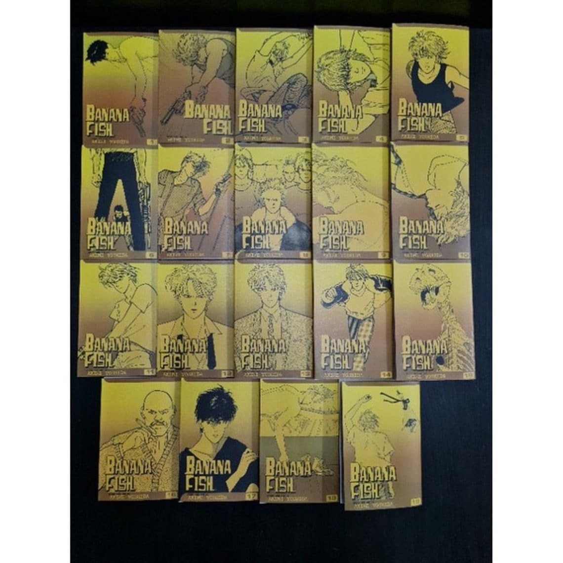 New Set Anime Comic Banana Fish Volume. 1 - 19 End by AKIMI YOSHIDA - How Many Banana Fish Manga Are There