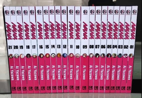 Anime Comic NANA Volume 1 - 21 Complete Full Set Manga by Ai