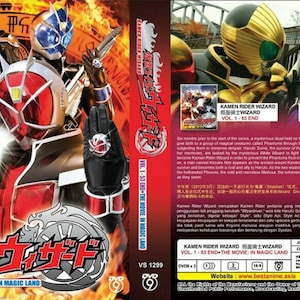 New Set Dvd Anime Masked Kamen Rider Wizard (Volume 1 - 53 End + Movie) Complete Box set English Subtitle & All Region DHL Express Shipping