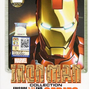 New Set Dvd Anime Iron Man Animated Series Collection Volume. 1-51 End + 2 Movie English Subtitle & All Region + Fast Express Shipping